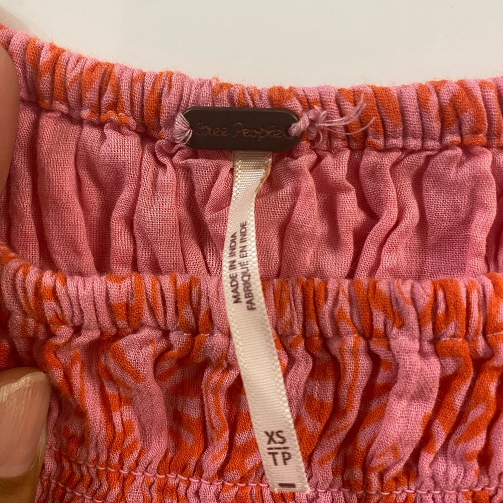 Free People Coral Sweet Annie Mini Dress - Picture 4 of 9
